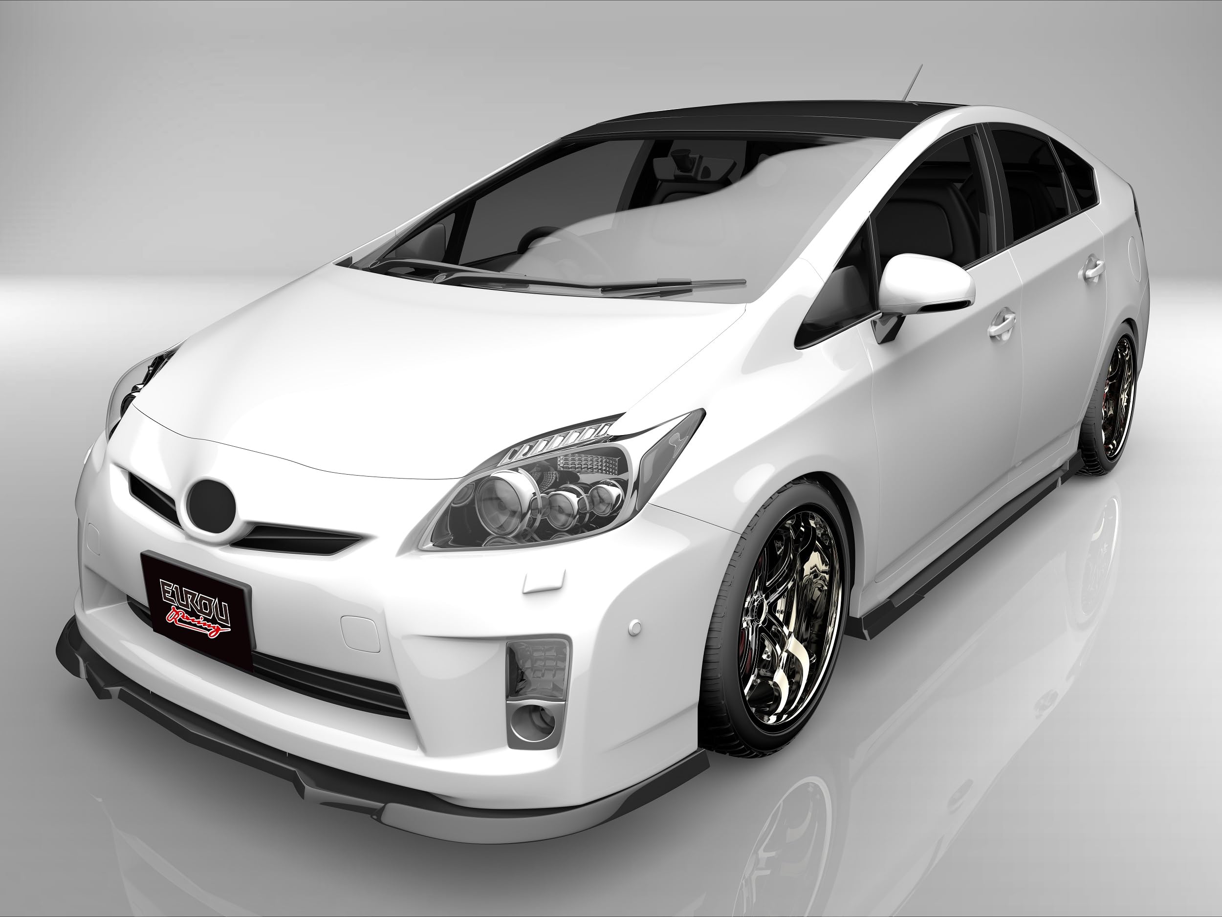 196 トヨタ ZVW 30 プリウス フロント 左 ドア 202 黒