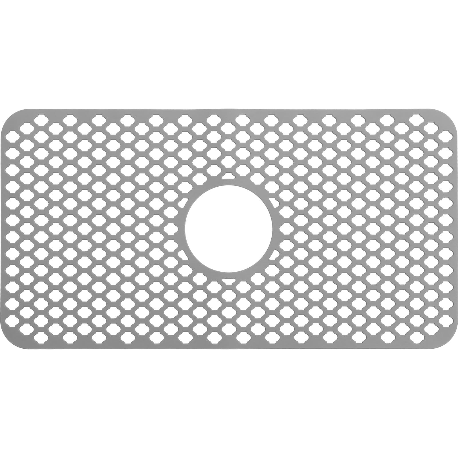 Abaodam Tappetino Drenante Protezione Anti-scivolo in Silicone per Lavello Cucina Funzione di Filtraggio e Drenaggio Rapido per Uso Domestico in Cucina