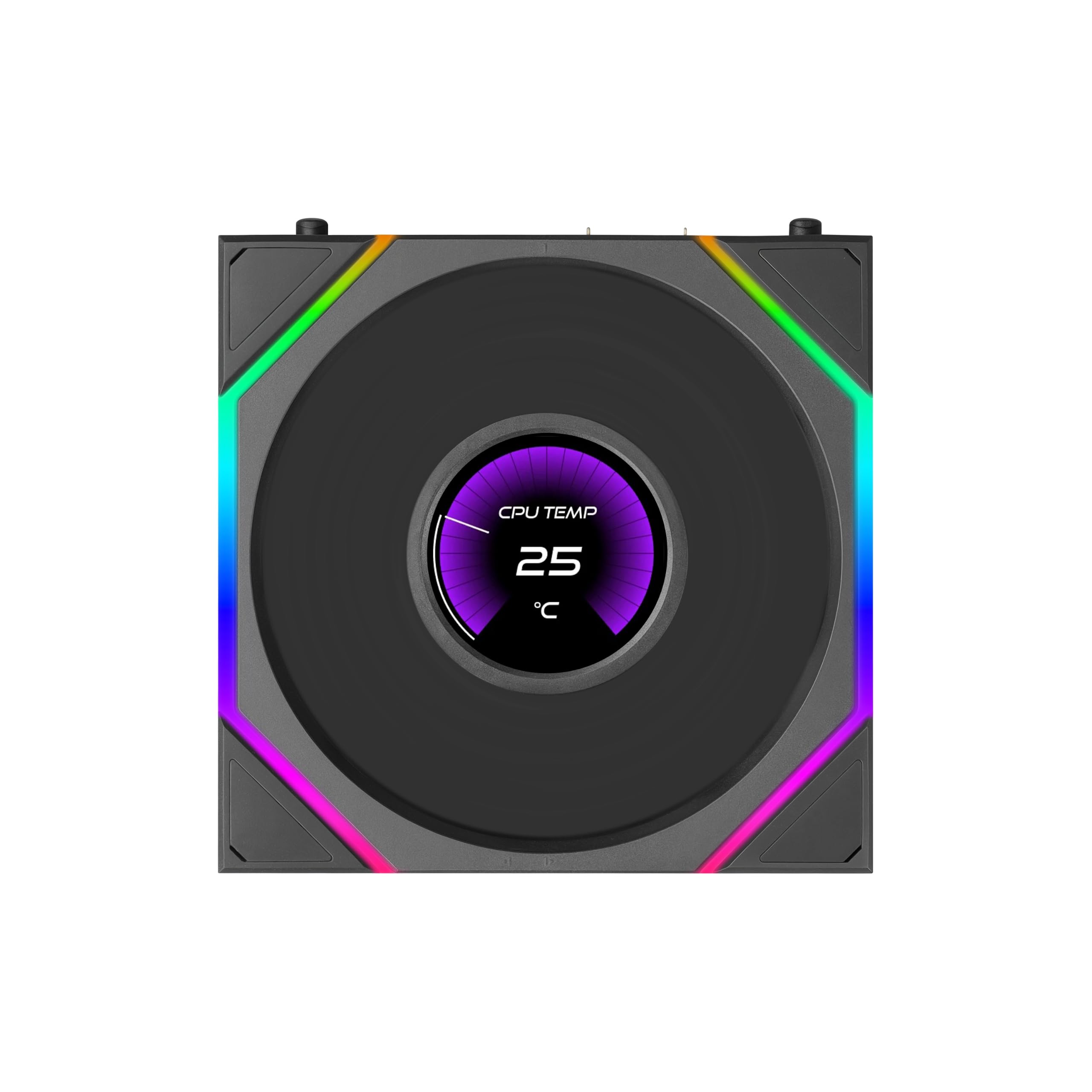 Lian Li UNI Fan TL LCD Flex 120 ARGB PWM Ventilateur (non inversé) Noir