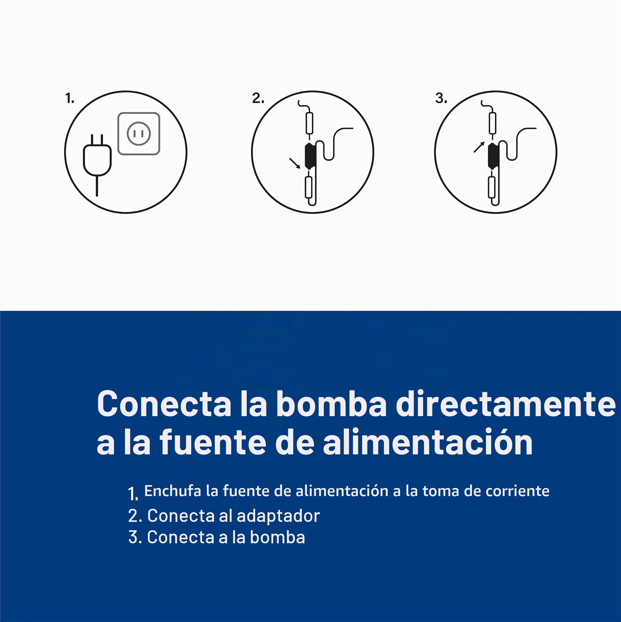 DERBLAUE® Sistema de bombas de alto rendimiento con bolsa de transporte incluida | Complemento ideal para la bandeja profesional, para bombear líquidos o vaciar tanques, miradas y aseos de manera eficiente.