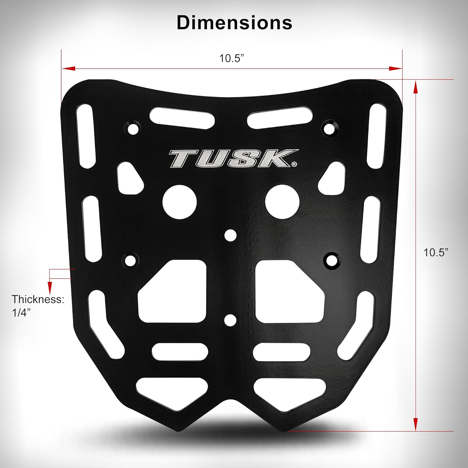 Tusk Top Rack Luggage Carrier Rear Tail Rack Compatible with Kawasaki KLX300 2021-2023
