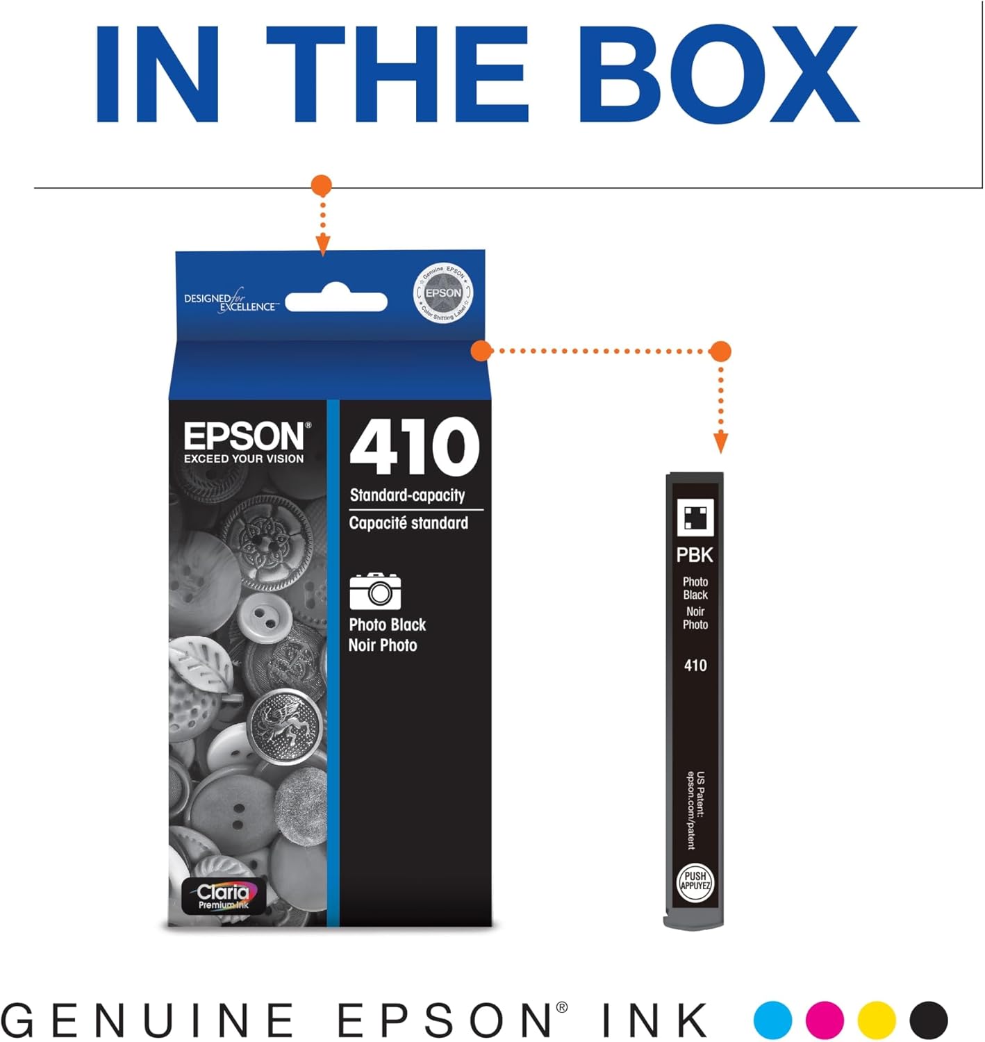 Epson DURABrite Ultra 410 Ink Cartridge - Photo Black