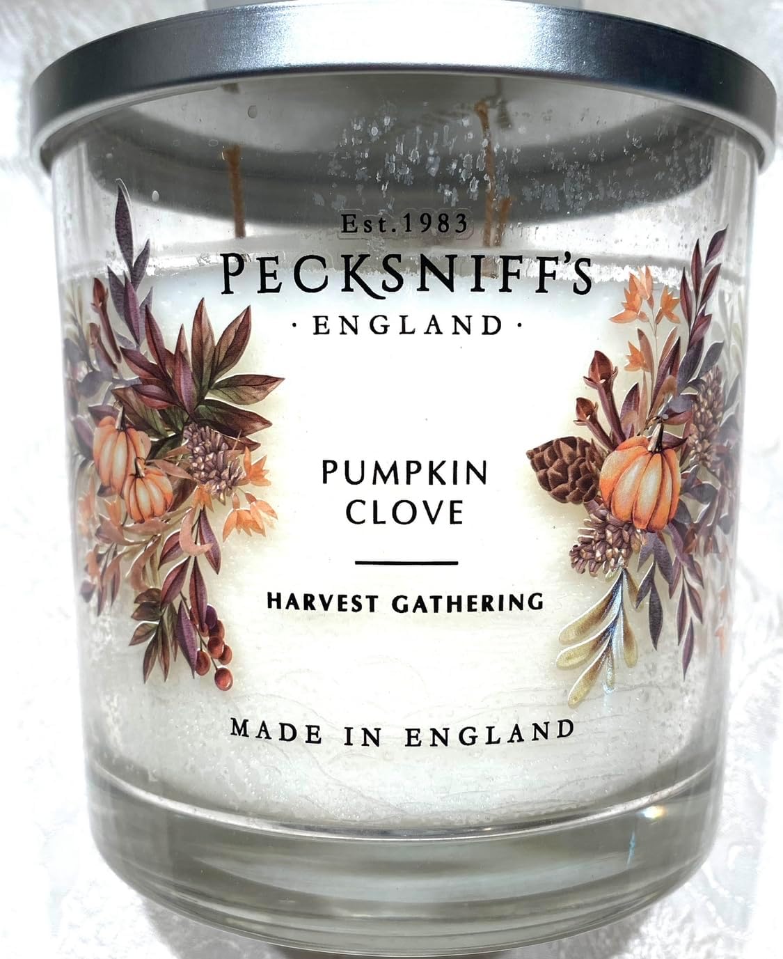 Pecksniff's Pumpkin Clove Candle 19.4 oz Jumbo Home & Kitchen