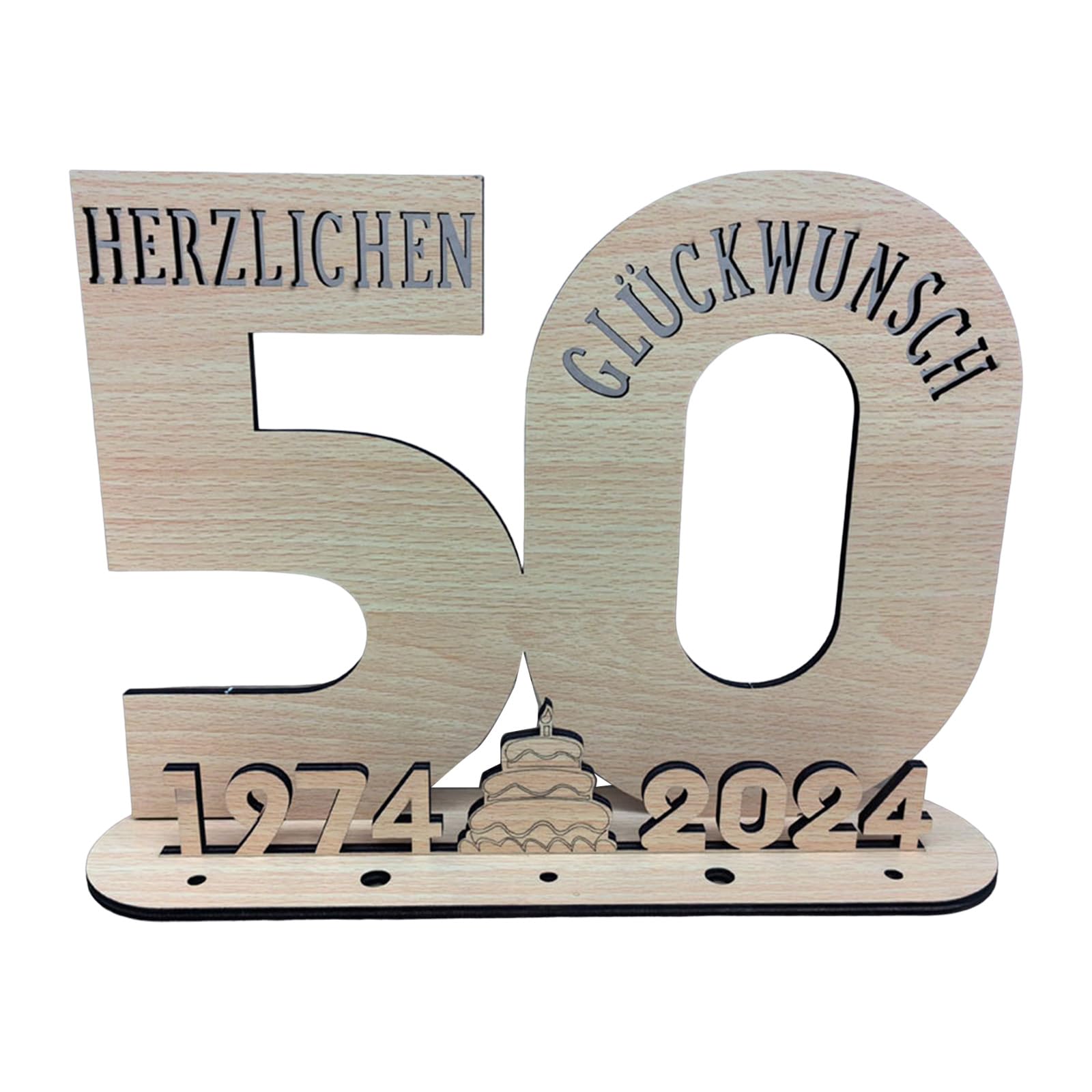 Msioytog D Contemporary Le Woo Number Sign For 2024 Wooden Sign Birthday Ecors For Birthdays An Parties Age