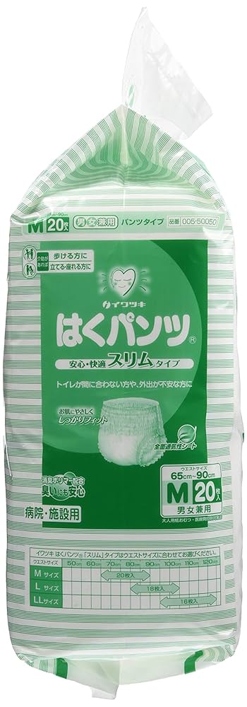 Amazon | はくパンツスリムタイプ(病院施設用) M(20枚入り