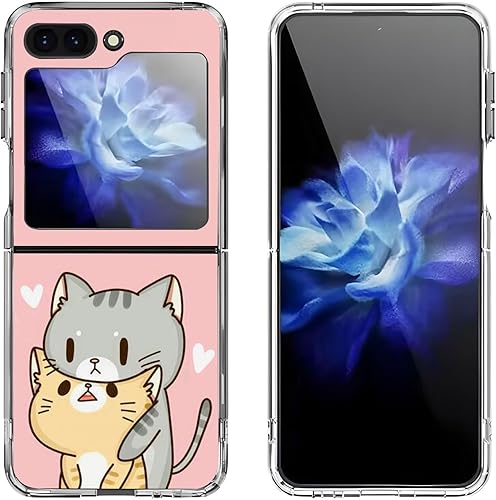 Miniatura 8 de Funda para Samsung Galaxy Z Flip 5, diseño de libélula antiarañazos, sólida, rígida, a prueba de golpes, para Samsung Galaxy Z Flip 5