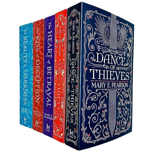 Mary E. Pearson 5 Books Collection Set (Dance of Thieves, Vow of Thieves, The Kiss of Deception, The Heart of Betrayal, The Beauty of Darkness)