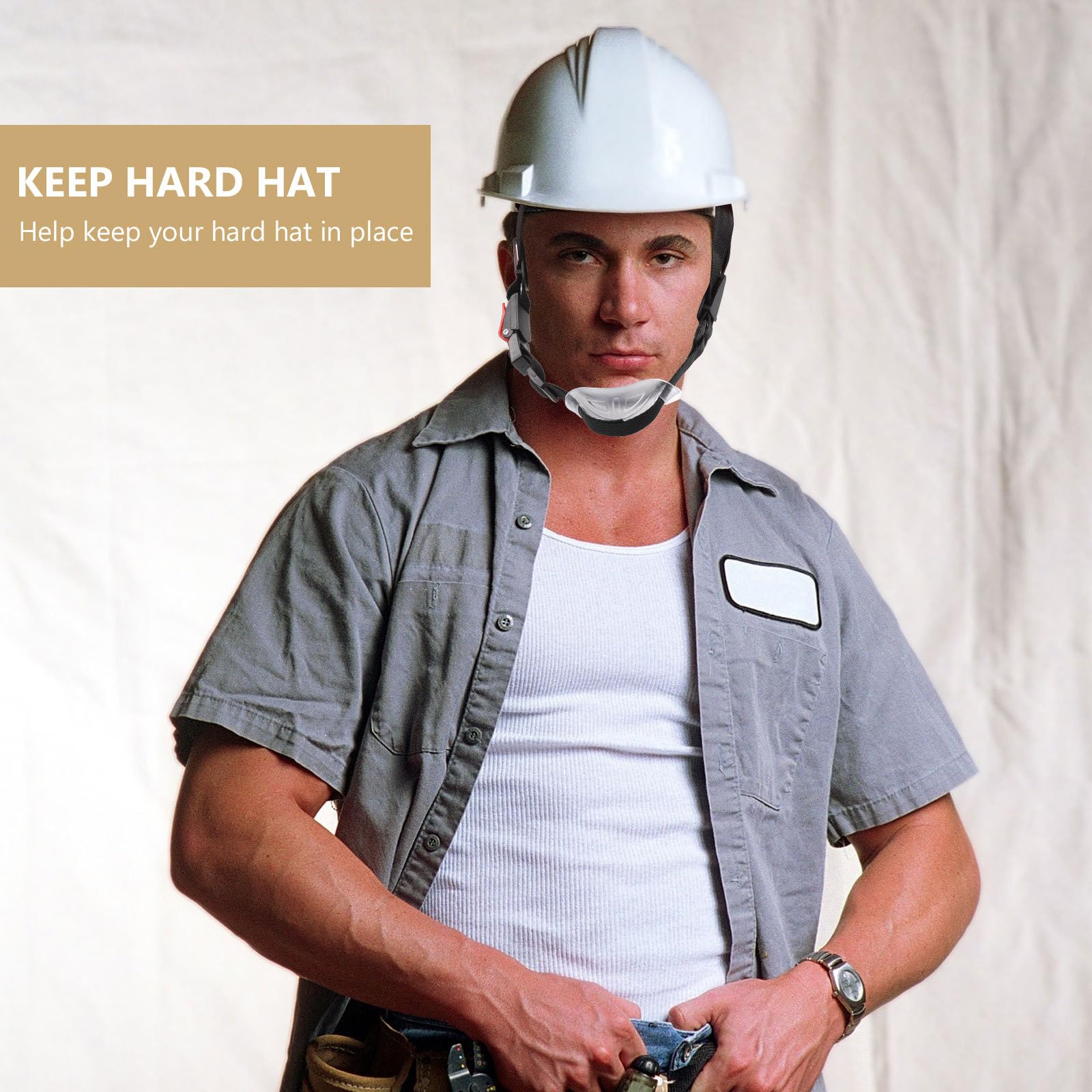 ULTECHNOVO 2er-Set Kinnriemen Für Sicherheitshelme - Universal Kinnschutz 45cm Für Bauarbeiter