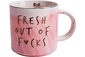Pink Marble Inappropriate Coffee Mug