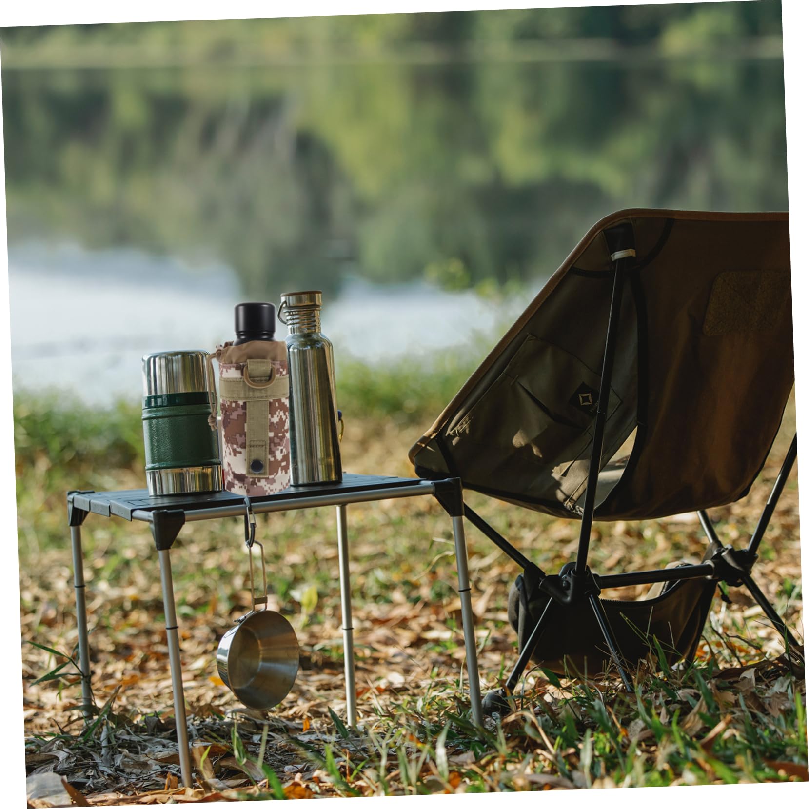 TOYANDONA Tarnwasserflaschenbeutel Wanderung Tarnung Flaschenhalter Camping Wasserbecher Tasche Wasserbehälter Zum Wandern Wasserflaschenbeutel Zum Wandern Nylon