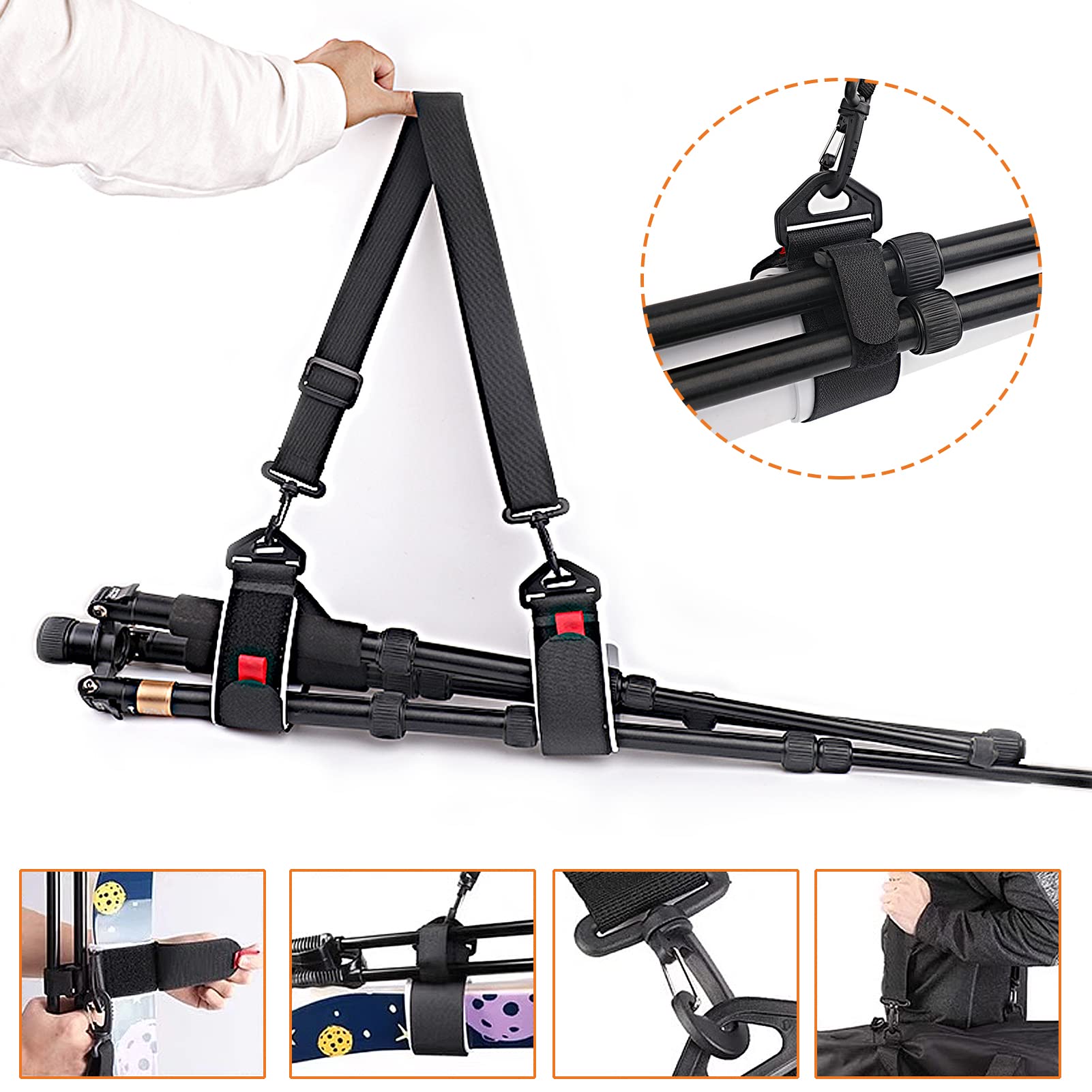 Cinghia Portasci Regolabile - Tracolla Nylon Per Sci E Snowboard - Foto 7