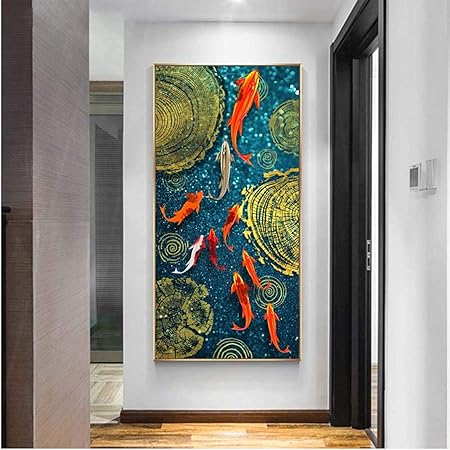 絵画 手描き原画】魚 魚の絵 ポップ インテリア