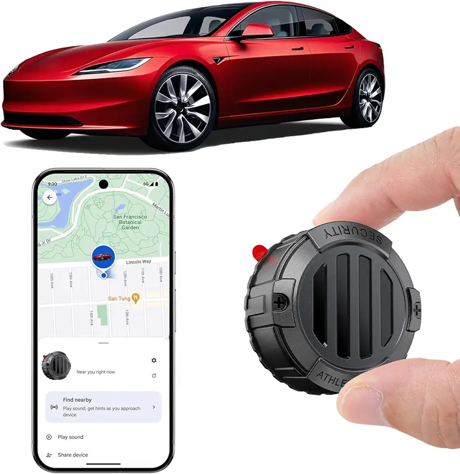 Mini Rastreador Gps para Veículos - Dispositivo Magnético para Rastreamento de Carros, Discreto | Rastreamento Em Tempo Real | Sem Mensalidades Adicionais | Bateria de Longa Duração |