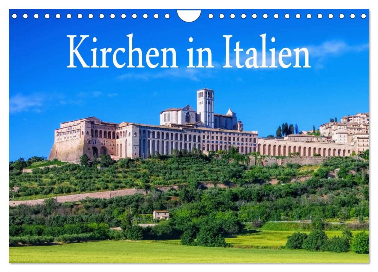 Churches in Italy UK-Version (Wall Calendar 2026 DIN A4 Landscape), CALVENDO 12 Month Wall Calendar โ image 1