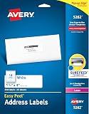 Avery Easy Peel Printable Address Labels with Sure Feed, 1-1/3" x 4", White, 350 Blank Mailing Labels (05262) – view 1