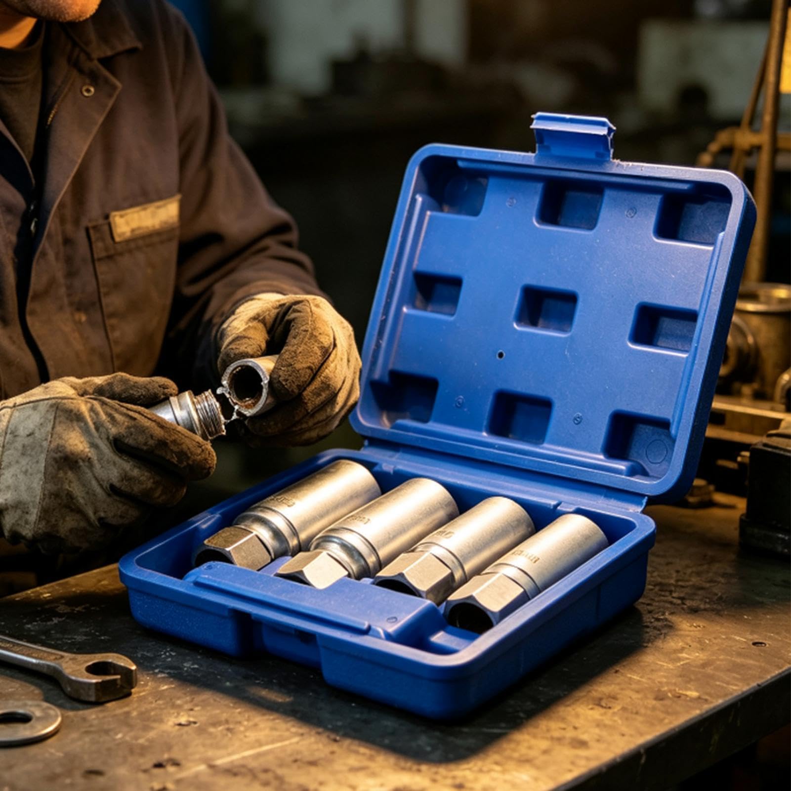 Lot de 4 douilles pour extracteur de vis (6-12 mm, métrique)