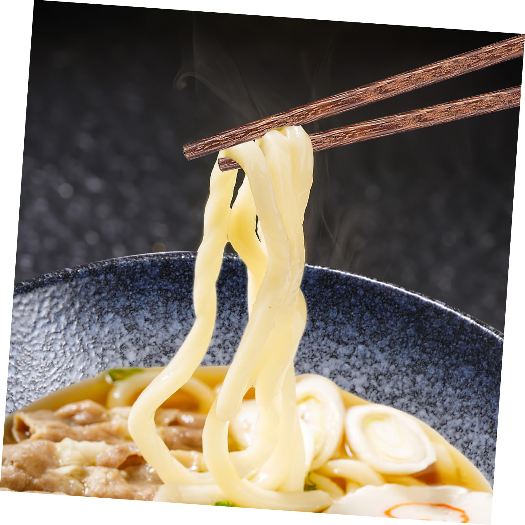 Ensemble Bol De Nouilles Ramen 23 Cm En Céramique Avec Cuillère En Bois Anti-fuite Et Baguettes En Bois De Wings D'aile, Design Antidérapant, Pour Maison Et Restaurant, Set 3 Pièces