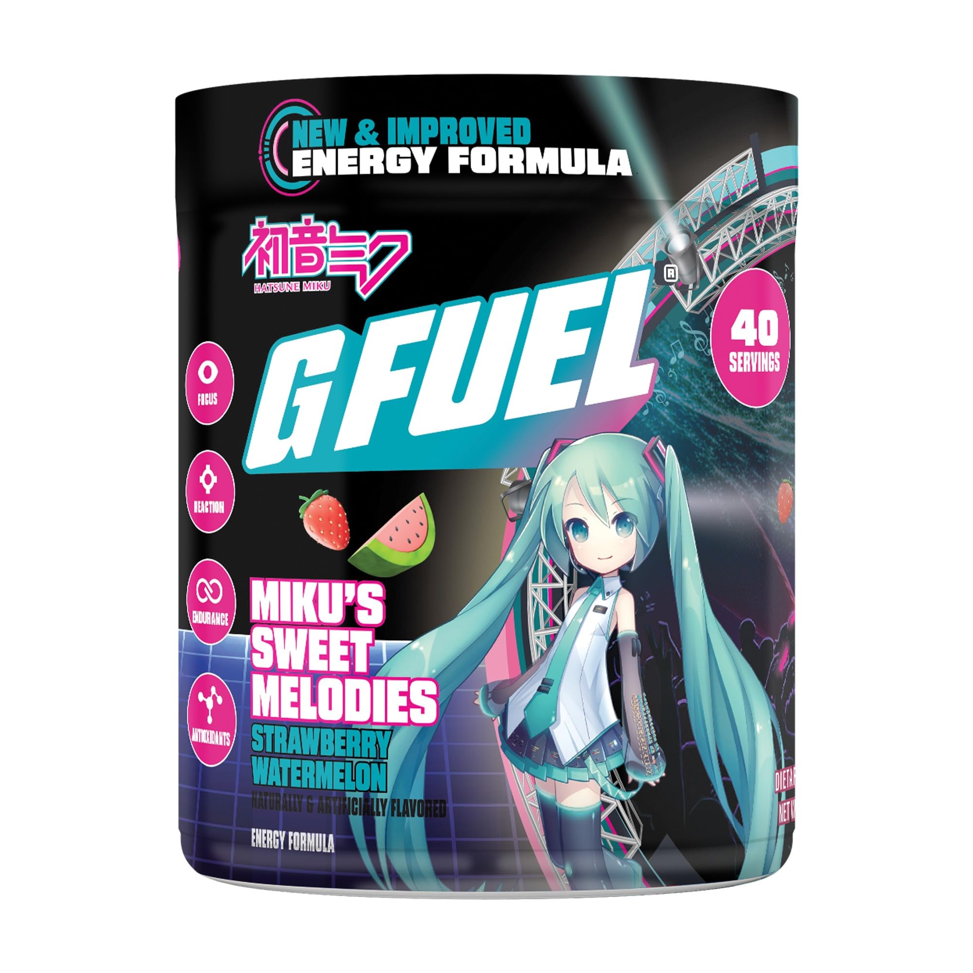 G Fuel Nuka Cola 2.0 Energy Powder, Sugar Free, Clean Caffeine Focus Supplement, Water Mix, Tropical Citrus Berry Flavor, Focus Amino, Vitamin + Antioxidants Blend - 9.6 oz (40 Servings) — Amazon image 15
