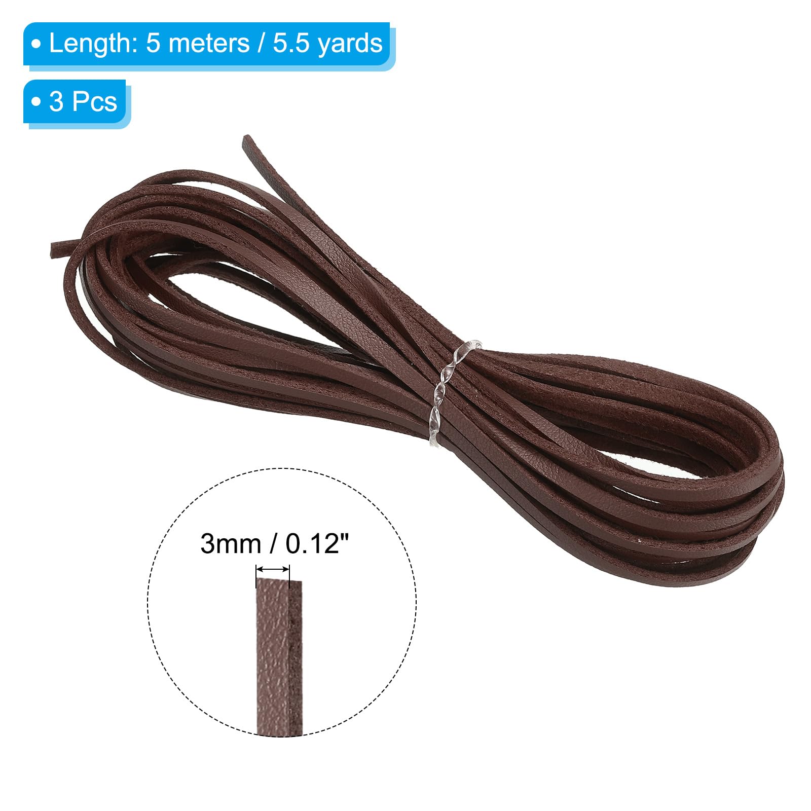 PATIKIL Faux Suede Leather Cord - Image 2