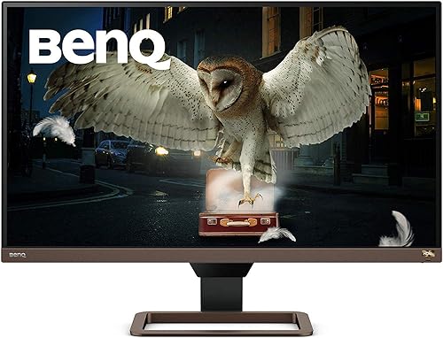 BenQ Monitor 4K EW2780U de 27 pulgadas  Multimedia IPS con conectividad HDMI  HDR  Sensor de cuidado ocular  Altavoces integrados y modos de audio