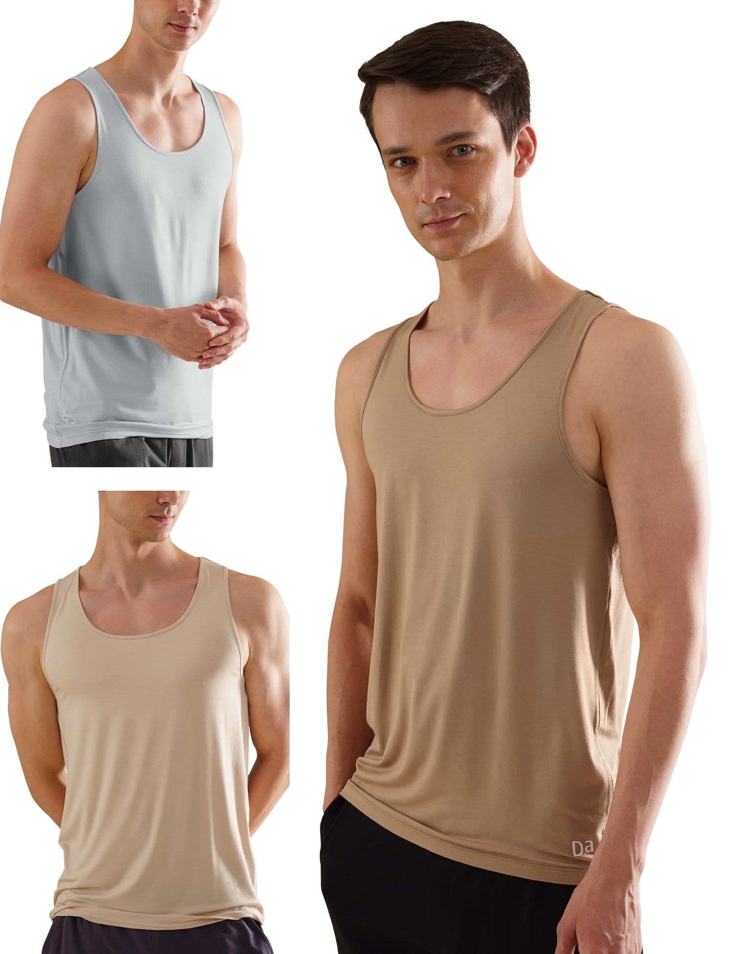 damensch Neo-Skin Bamboo Blend, Round Neck, Anti-Bacterial, Thermoregulating, Shape Retaining Baniyan for Man, Soft and Sustainable Vest-picture-28