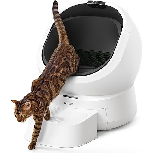 PETLIBRO Luma Automatic Cat Litter Box AI-Camera Waste Analysis, Auto Odor-Control Self Cleaning Cat Litter Box with Multi-Cats Recognition, Smart App Usage Tracking, Safety Sensors and Large Open Top