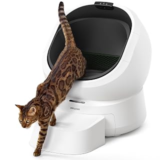 PETLIBRO Luma Automatic Cat Litter Box AI-Camera Waste Analysis, Auto Odor-Control Self Cleaning Cat Litter Box with Multi-Cats Recognition, Smart App Usage Tracking, Safety Sensors and Large Open Top - Amazon product rated Grade A