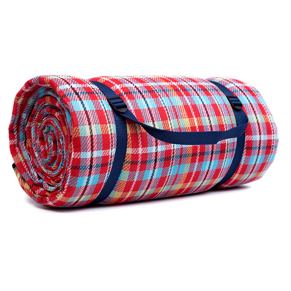 Couverture Tapis de Pique-Nique imperméable Pliable Portable pour Camping Jardin couverture de plage tapis imperméable Tissu acrylique 300x300cm, Épaisseur: 6mm, Couche intermédiaire éponge: 4mm
