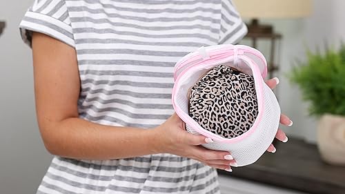 Miniatura 6 de Mamlyn Bolsas de sujetador de malla para lavadora, bolsas de lavado de lencería para lavandería