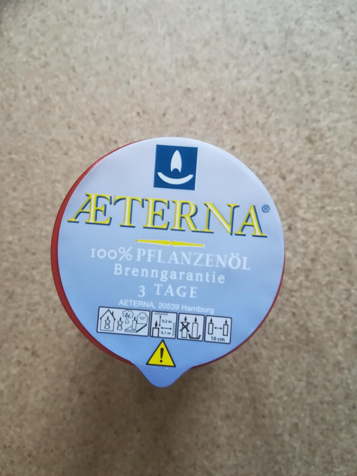 20er Pack Aeterna Grablichter Nr.3, rot