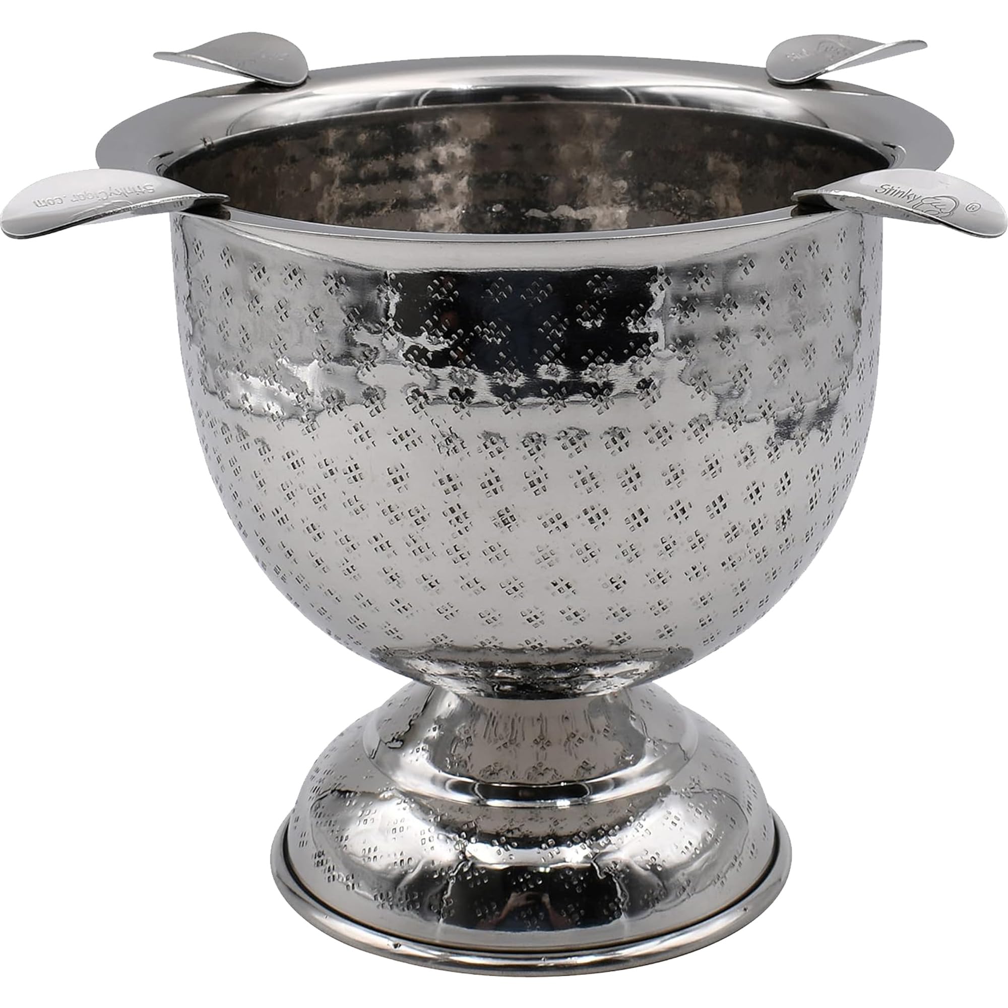 Stinky Cigar Ashtray - Tall (Hammered Stainless)