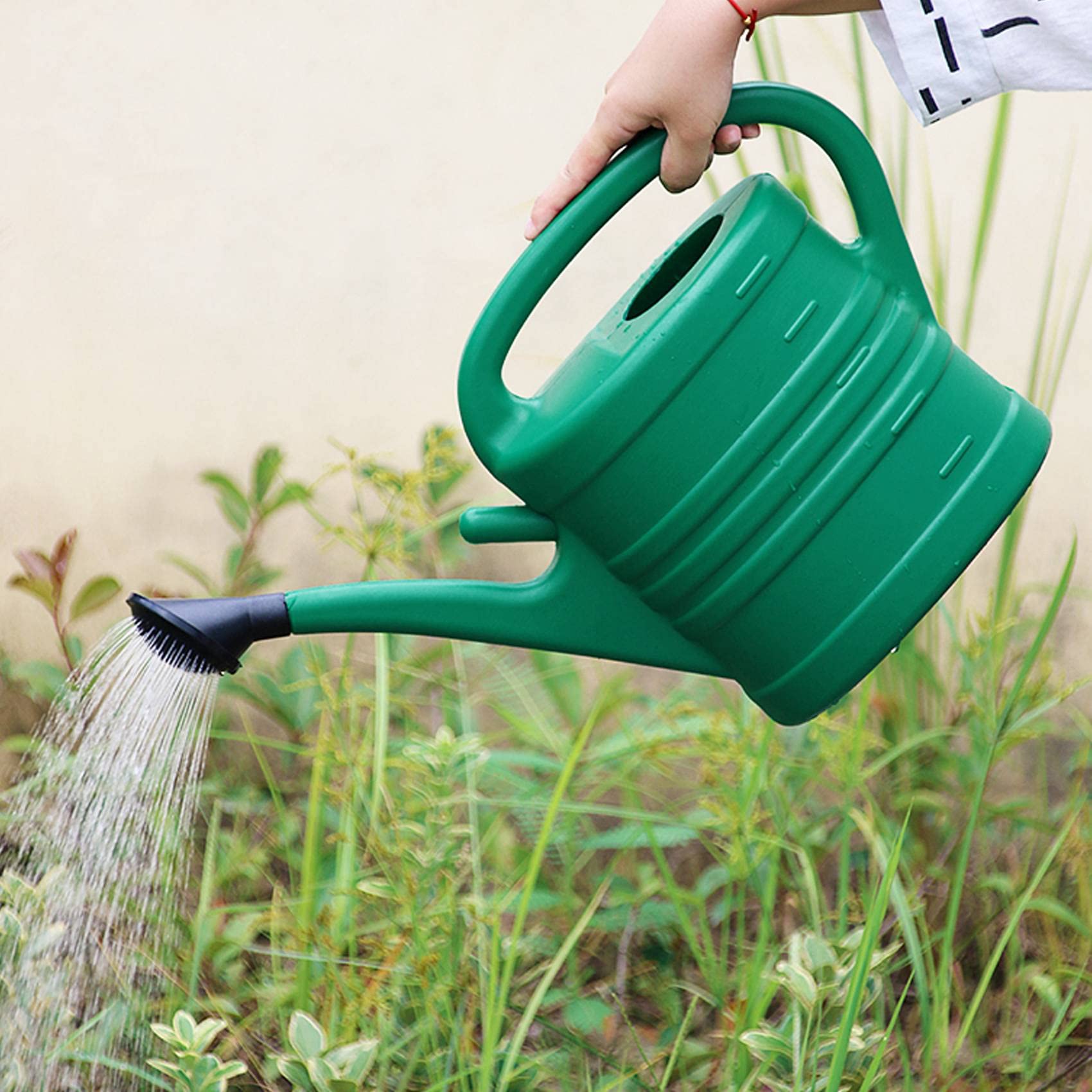 Gieß mit GrüNer 10 Liter 2 Gallonen Garten Wasser Flasche Gieß Kessel mit Langer Mund
