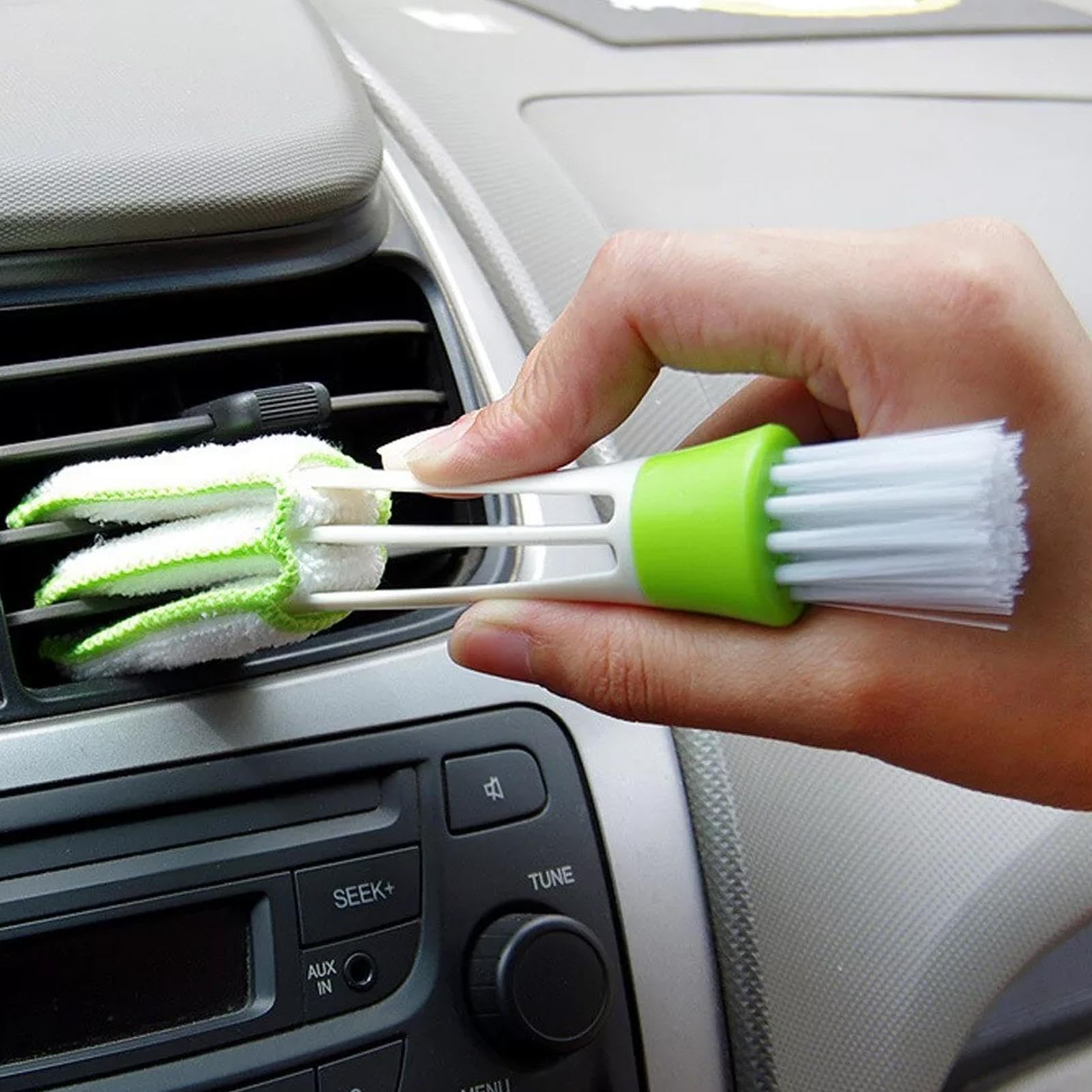 HOYDATE Spolverini In Microfibra Per Fessure - 10 Pezzi Multicolore, Testina Lavabile Per Auto, Tastiere E Casa - 2