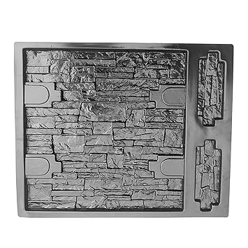 CALANDIS 3D Wall Concrete Molds Stone Mold Mould DIY ABS Plastic Cement Gypsum Tiles | Abs Plastic | 1 Piece Wall Concrete Molds