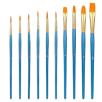 Amazon.co.jp: Amazonベーシック 絵筆 水彩 油絵 アートペイント