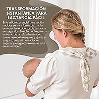Vista 4 de Itzy Ritzy Cobertor Multiusos Boss de Lactancia – Una Cubierta de Lactancia, Manta para Envolver, Cobertura para Asiento de Auto, Tapete para Tiempo