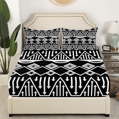 Miniatura 6 de Juego de sábanas bajeras de tamaño matrimonial con diseño de faisán y vida silvestre, juego de ropa de cama de caza pavo, sábana bajera ajustable