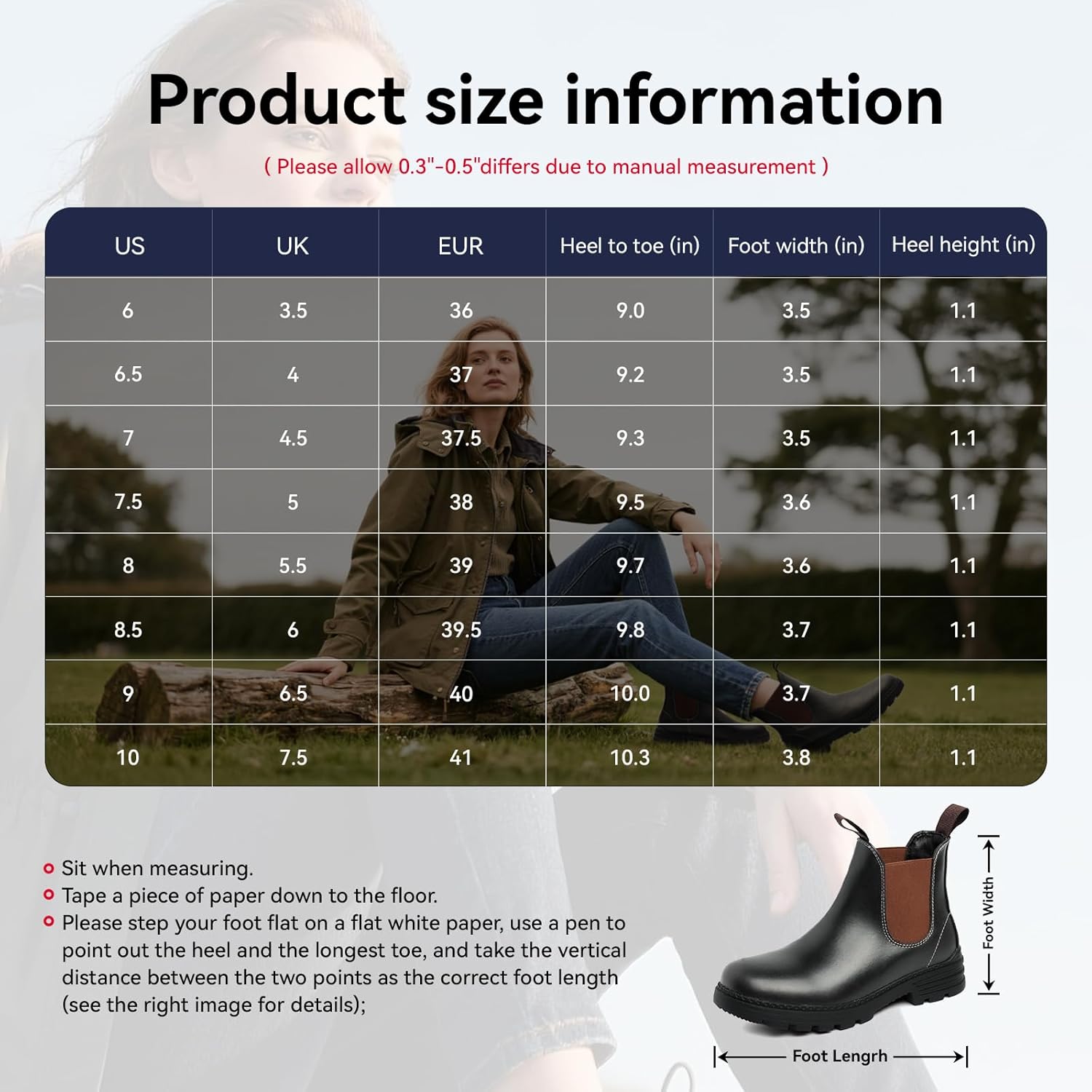 Cestfini Outdoor Chelsea Hiking Boots For Women - Image 6