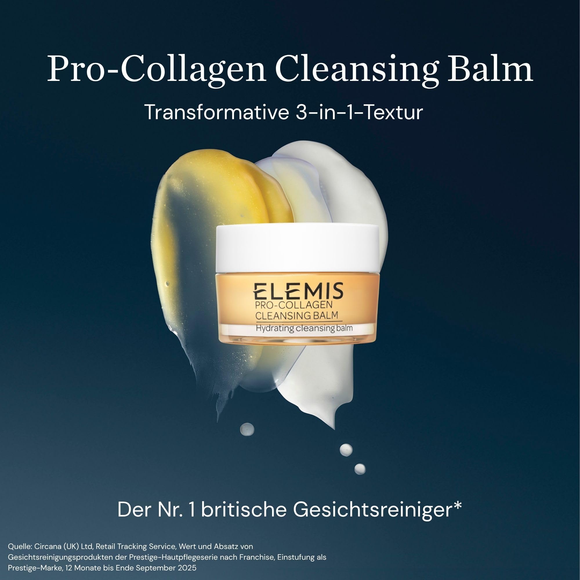 ELEMIS Cleanse & Hydrate Skincare Ritual Geschenkset Frauen, Hautpflege Set Wellness Geschenke - Cleansing Balm Gesichtsreinigung, Anti-Falten Kollagen Gesichtscreme & Vitamin C Nachtcreme