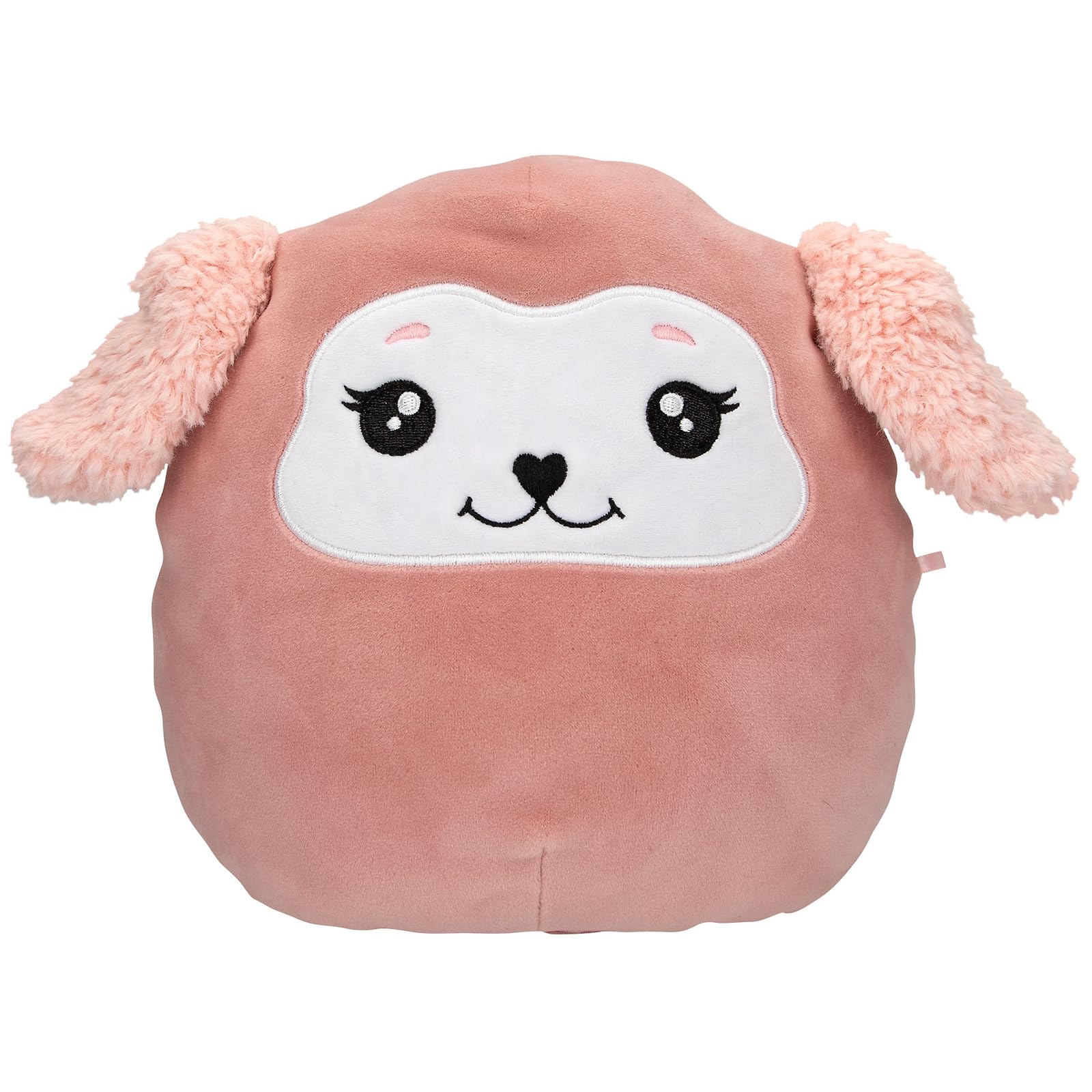 Depesche 13852 Ylvi Swoppies Cuddly Toy Sheep in Pink with Luminous Effect and Soft Ears Approx. 20 cm Plush Toy