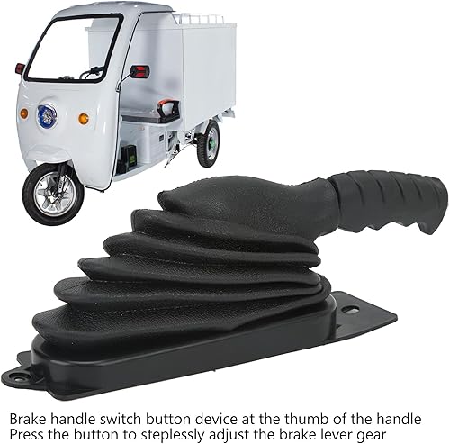 Miniatura 4 de Aramox Manilla de freno delantero Palanca de freno de goma Palanca de freno delantero Freno de mano para Go Karts ATV Farmer Cars Vehículo eléctrico