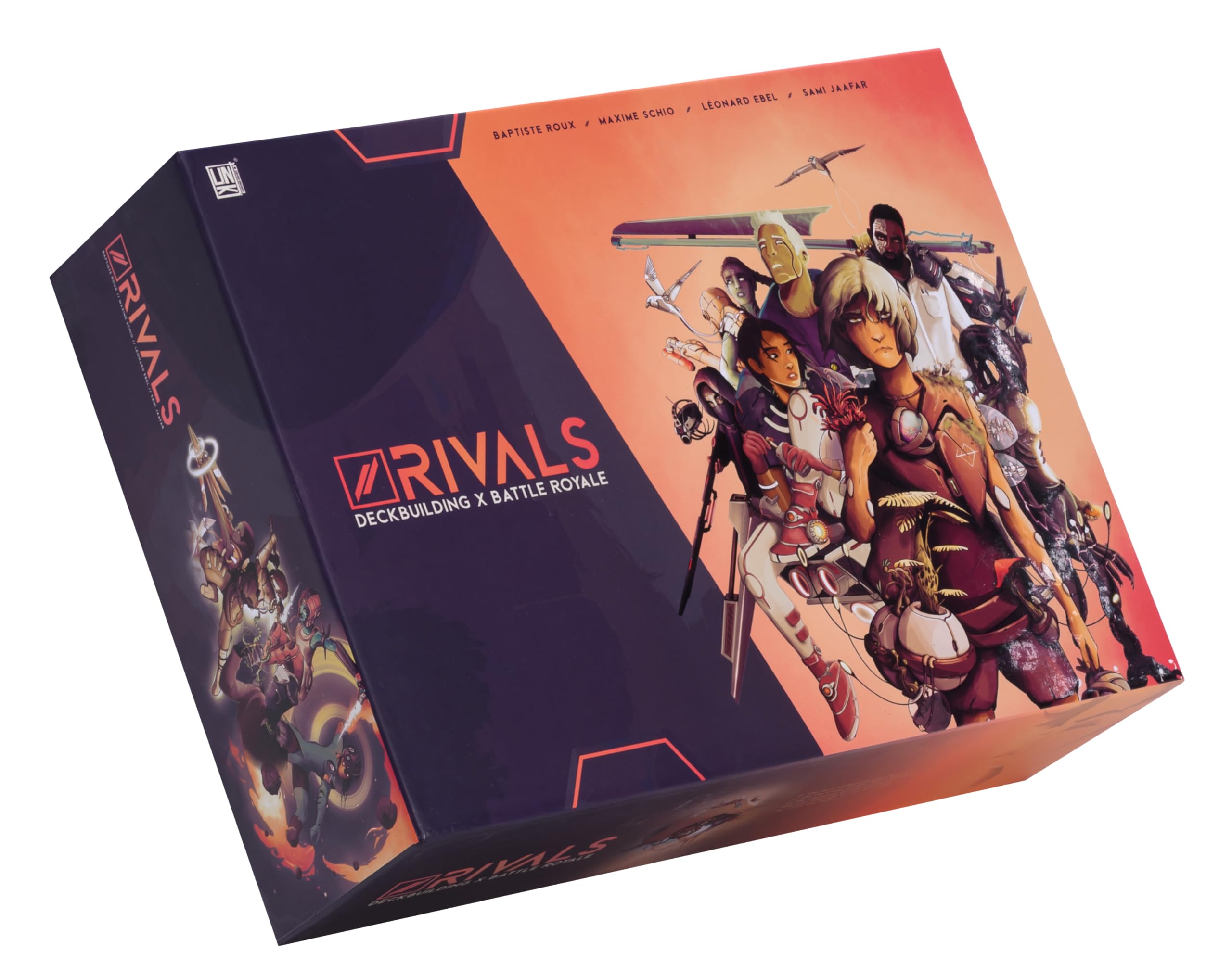 initiés - dès 14 Ans -2-6 Joueurs - Deckbuilding, Battle Royale, Gestion de ressources