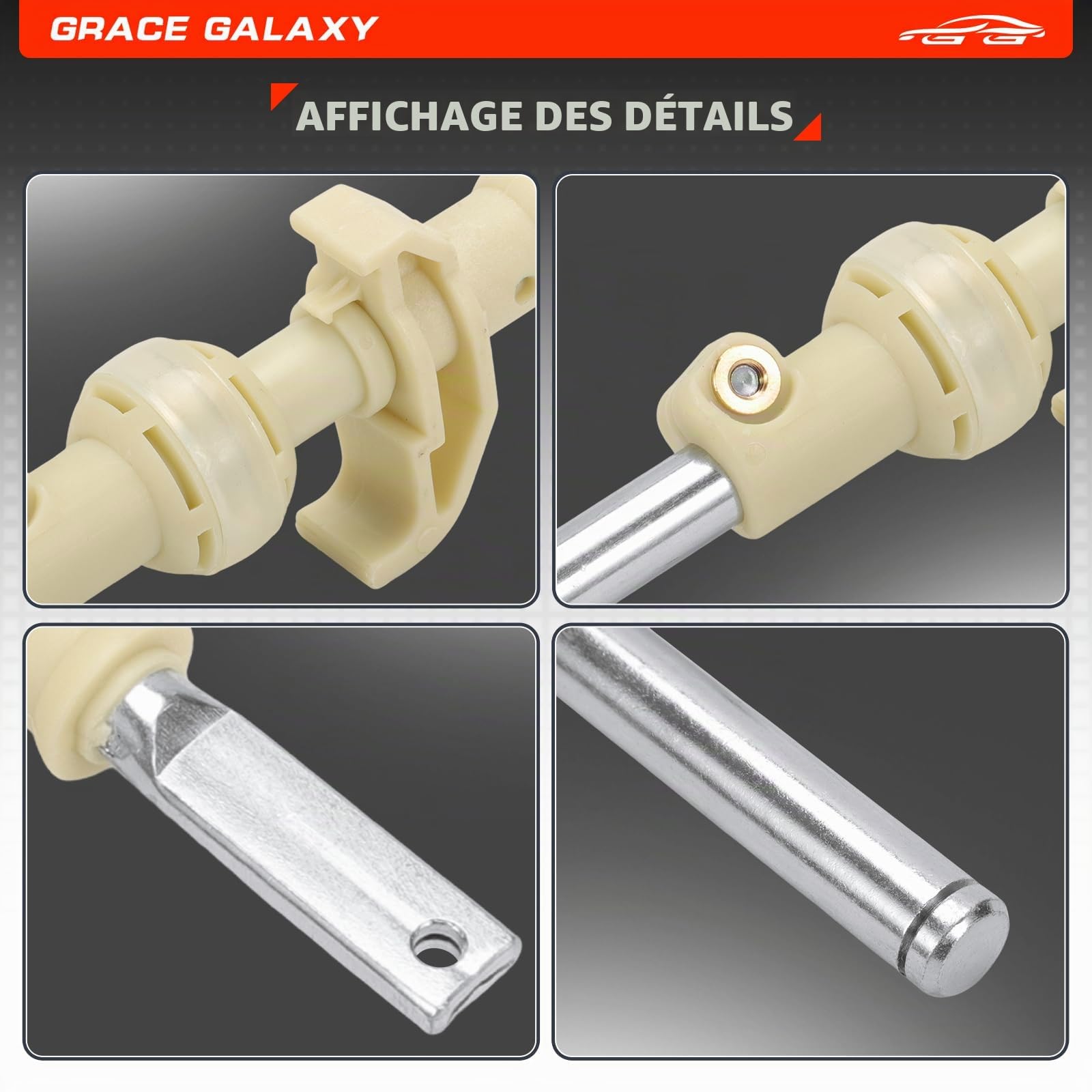 Kit Réparation Levier Boîte Vitesse pour Golf MK2 Jetta MK2 Toledo MK1 | Kit Réparation Tringlerie Changement de Vitesse,191711574 191798116A 191711190B