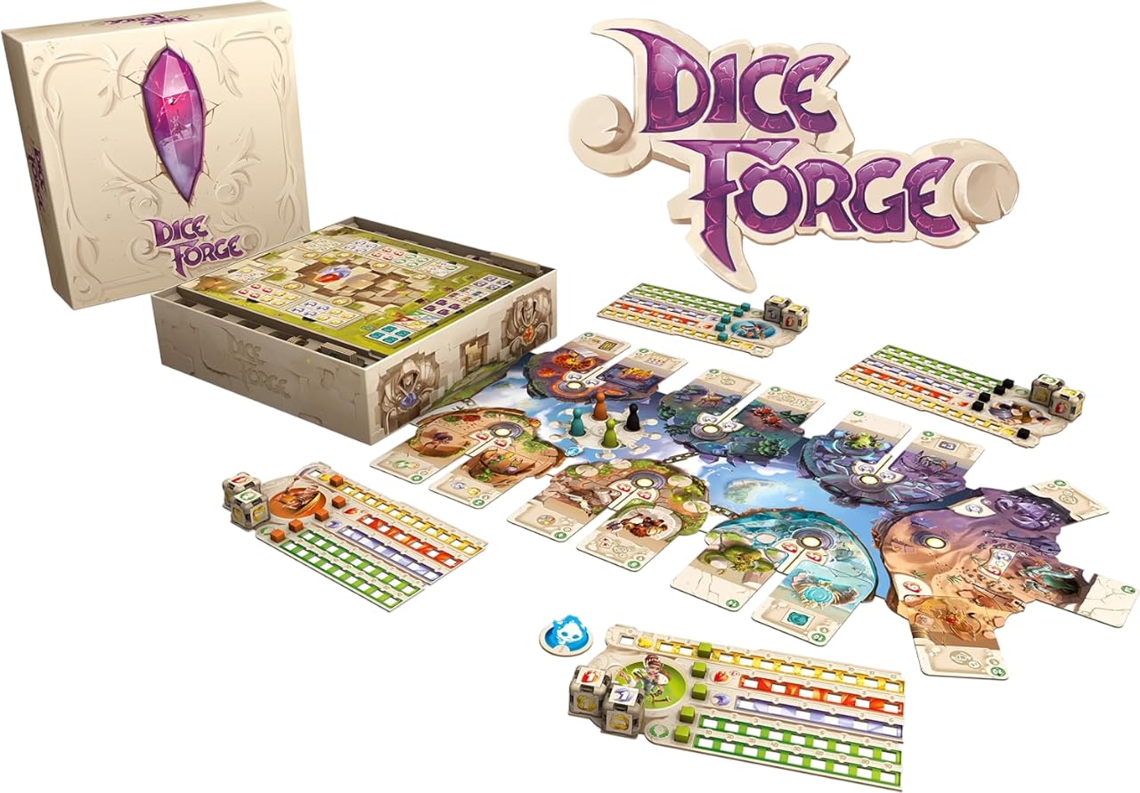Asmodee - Dice Forge - Jeu de Société Familial pour Enfants dès 10 Ans