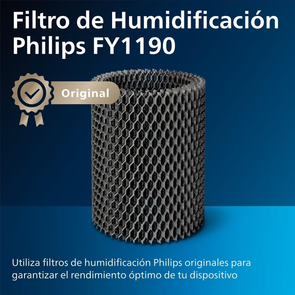 Philips FY1190/30 Filtro Humidificación NanoCloud Antibacteriano Larga Duración Serie 2000 HU2510