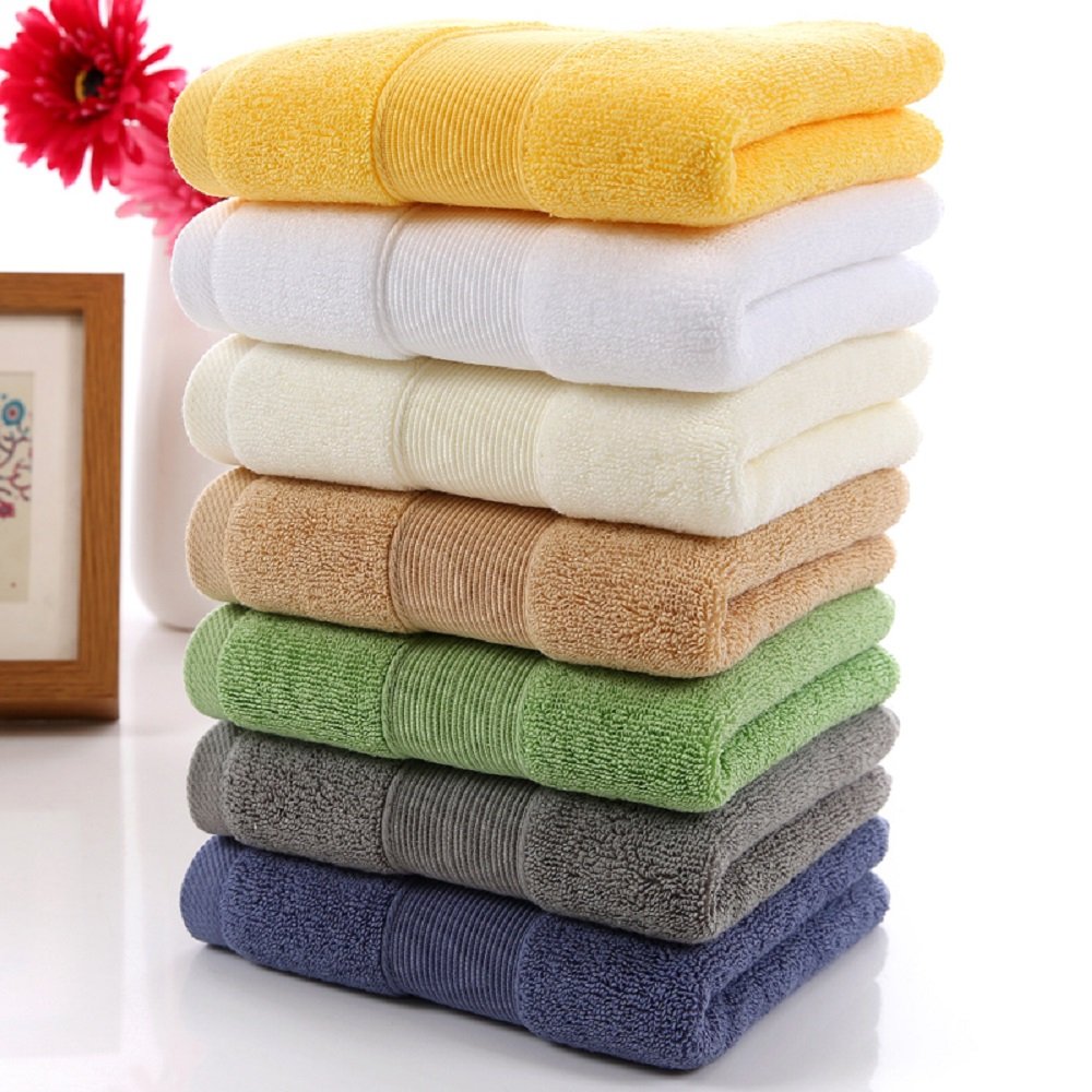 JIECHEN Cotton Hand Towels 2 Pack 13 7 x 29 5 inches -Multipurpose Use for Bath Hand Face