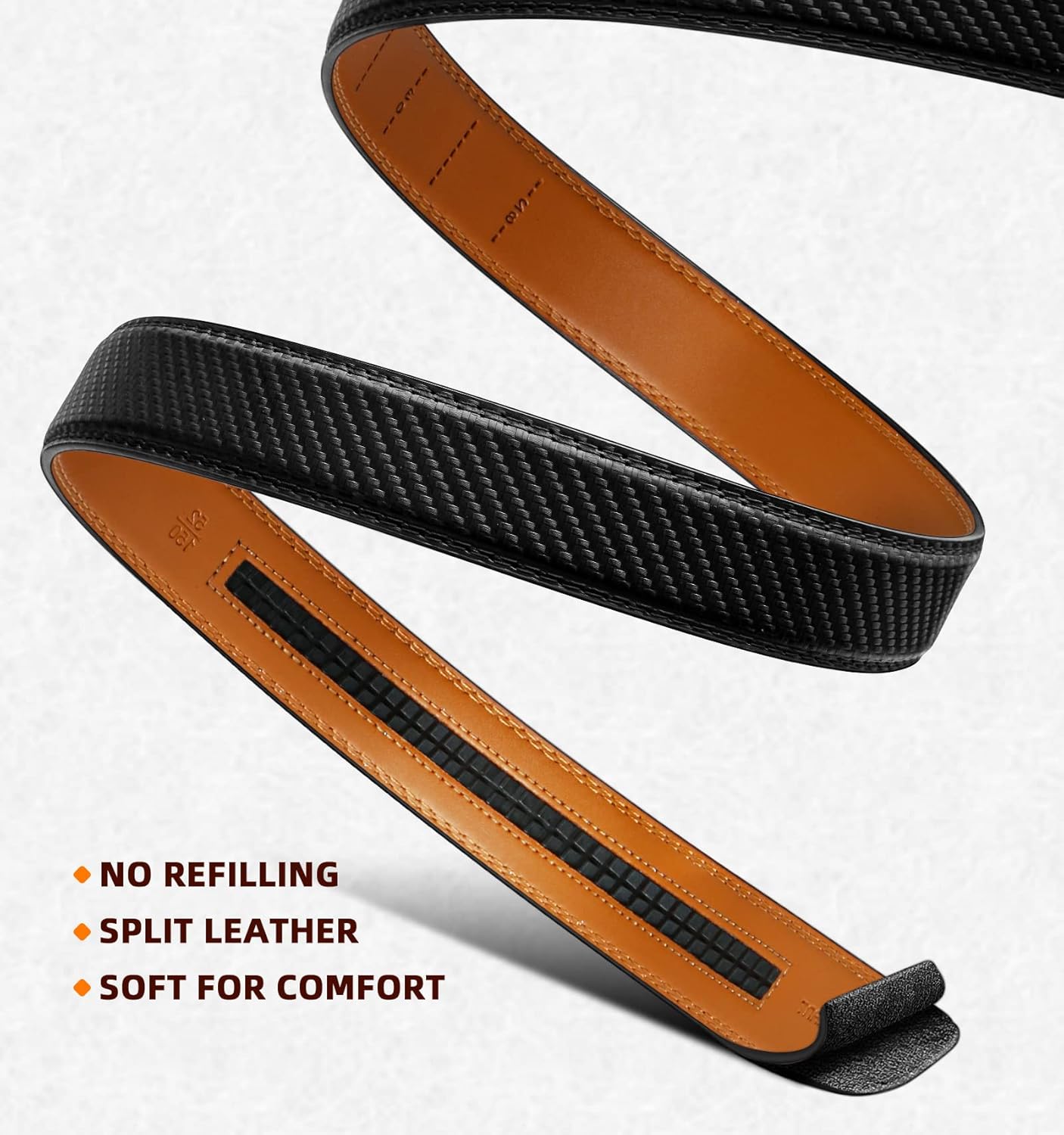 BULLIANT Belt Strap Buckles for Mens Ratchet Belts Repalcement or Customize Width 1 3/8" - Image 2