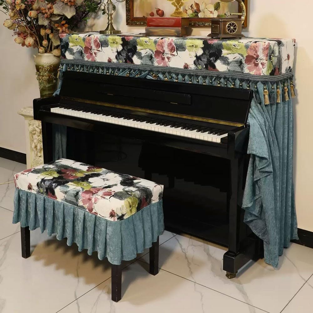 Osłona przeciwpyłowa na pianino, w stylu amerykańskim(Single Bench Cover)