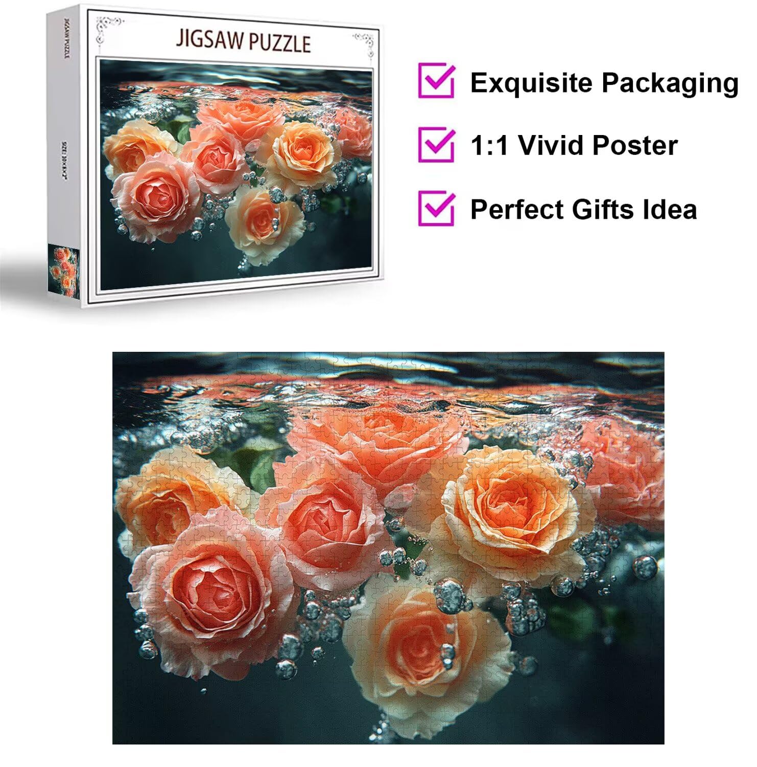 Puzzle 4000 sztuk 141 x 87 cm, puzzle dla dorosłych rośliny kwiatowe, n-867