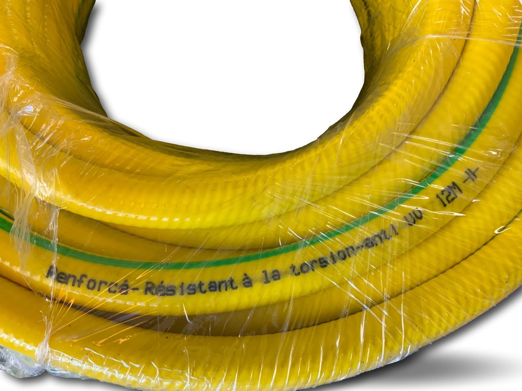 Kibros Tuyau arrosage anti-UV 4 couches Ø 15 mm 25 m | 4 couches 3 PVC + 1 fibre textile, Ø 15 mm, 200g/m, résiste UV températures, souple résistant, sans kit douchette.